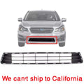 New Bumper Face Bar Grille For 2015-2016 Subaru Impreza Front Textured Black SU1036101