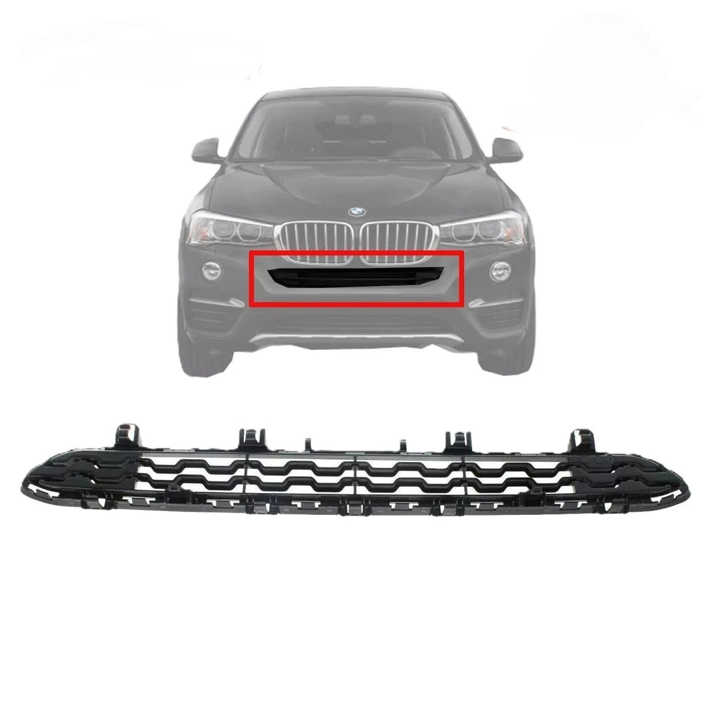 New Bumper Face Bar Grille For 2015-2017 BMW X4 X3 Front Upper BM1036169
