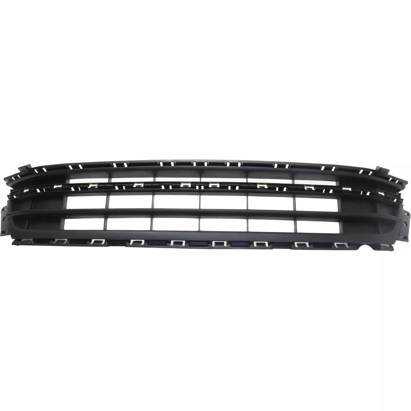 New Bumper Face Bar Grille For 2015-2018 Volkswagen Jetta Front Black Plastic VW1036136