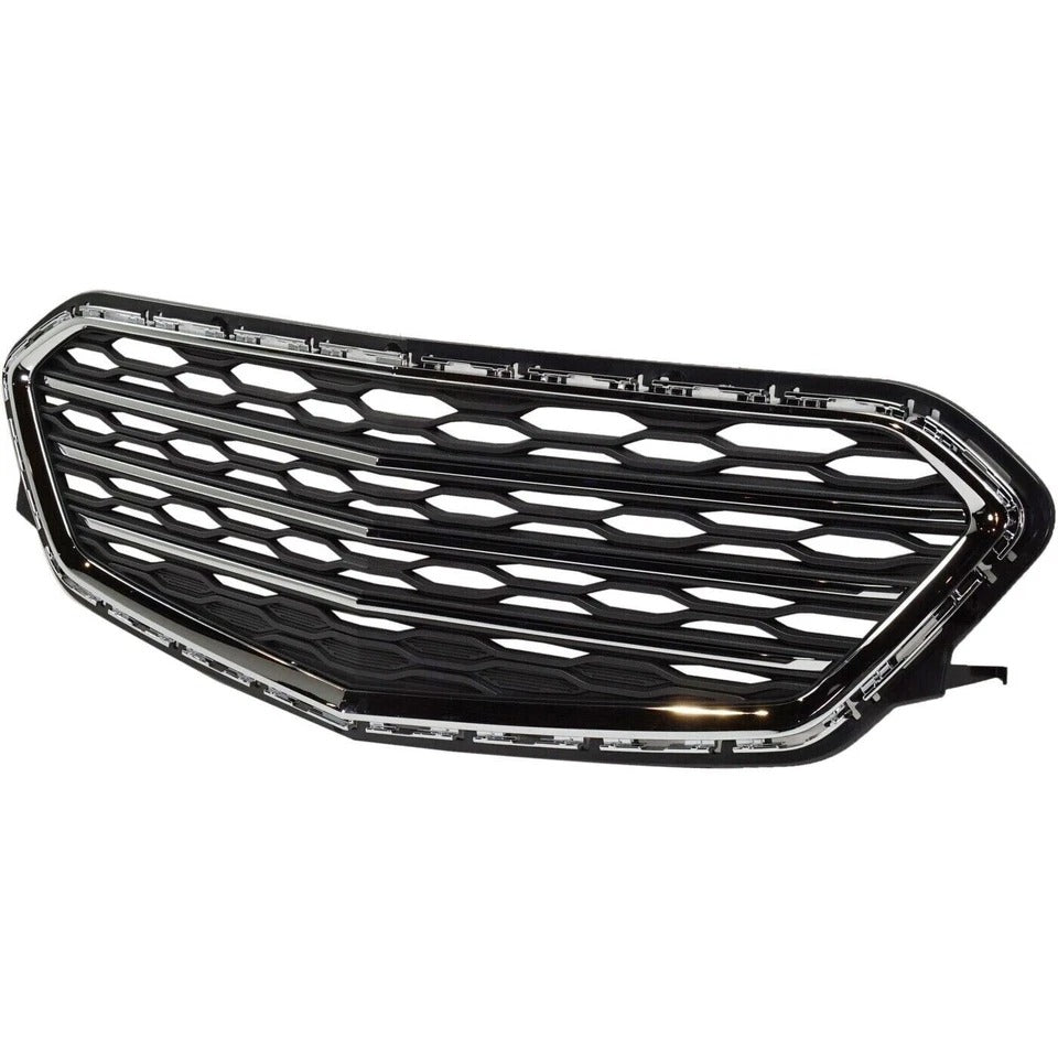 New Bumper Face Bar Grilles Front Textured For 2016-2017 Chevrolet Equinox GM1200720