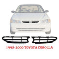 New Bumper Face Bar Grilles Left and Right Side For 1998-2000 Corolla Pair Set of 2