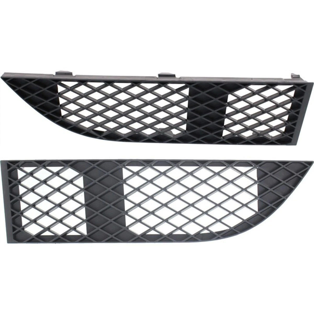 New Bumper Face Bar Grilles Set of 2 Front Left-and-Right Outside for 760 750 Pair