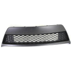 New Bumper Grille Center Textured Black For 2010-2013 Kia Forte Plastic KI1036107