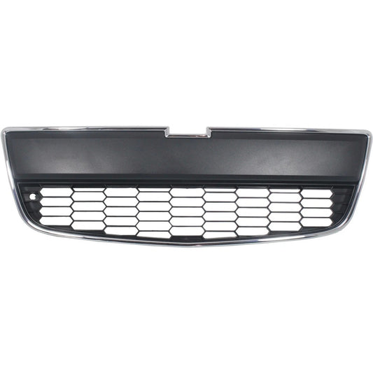 New Bumper Grille For 12-16 Chevrolet Sonic Front Lower Chrome Shell Black Insert