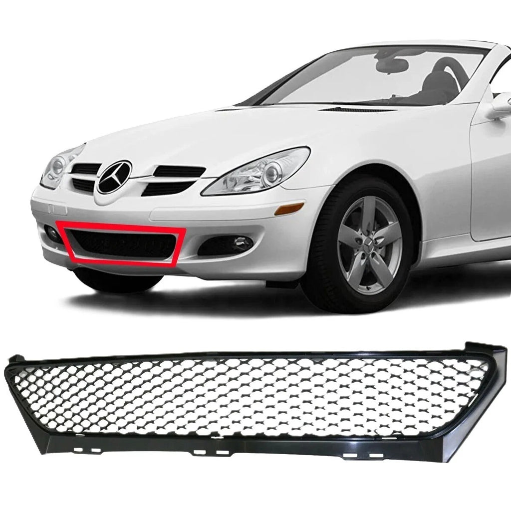 New Bumper Grille For 2005-2011 Mercedes Benz SLK280 SLK300 SLK350 Textured