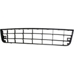 New Bumper Grille For 2006-2009 Volkswagen Rabbit Textured Black Plastic VW1036128