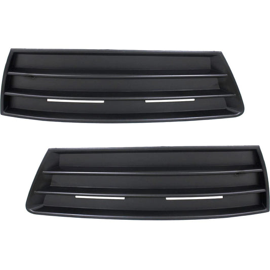 New Bumper Grille For 2009-2012 Volkswagen CC 2009-2010 Passat CC LH & RH Set of 2