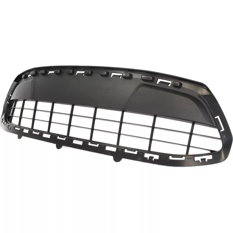 New Bumper Grille For 2011-2013 Ford Fiesta Textured Gray Front FO1036135