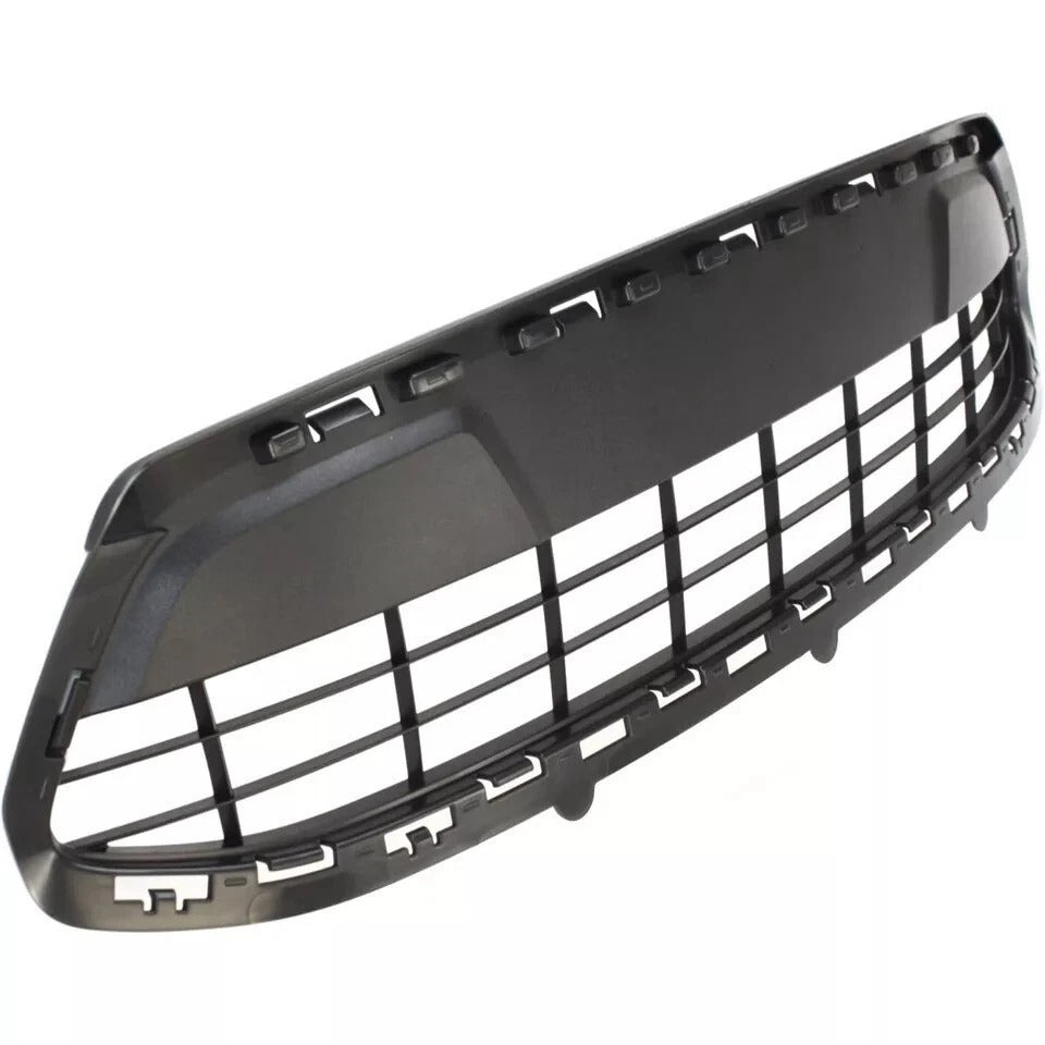 New Bumper Grille For 2011-2013 Ford Fiesta Textured Gray Front FO1036135