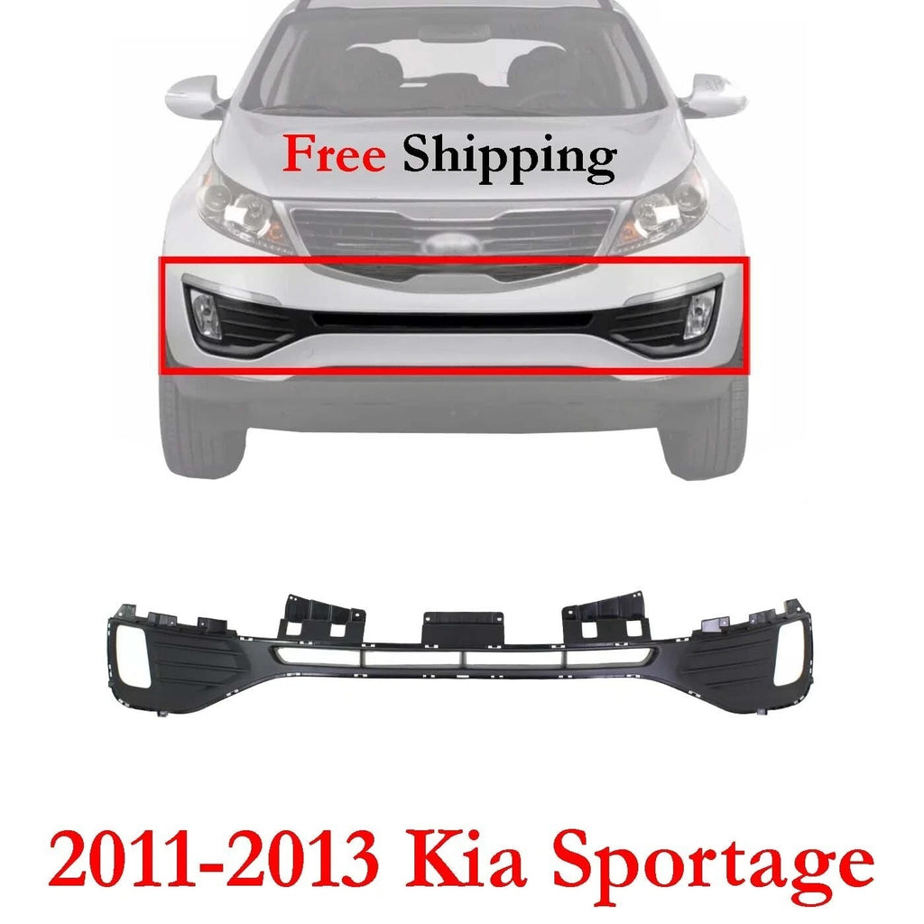 New Bumper Grille For 2011-2013 Kia Sportage Front Textured Gray Plastic KI1036112