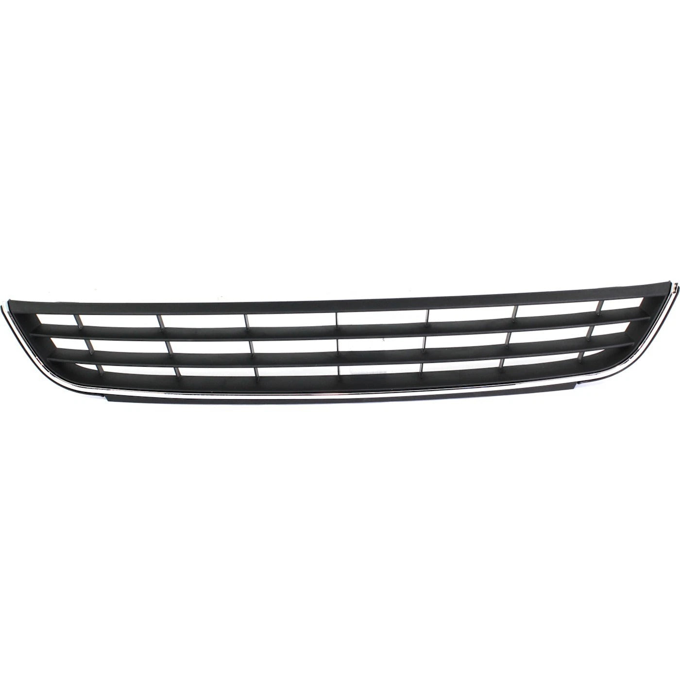 New Bumper Grille For 2011-2014 Volkswagen Jetta Center Black Plastic VW1036120