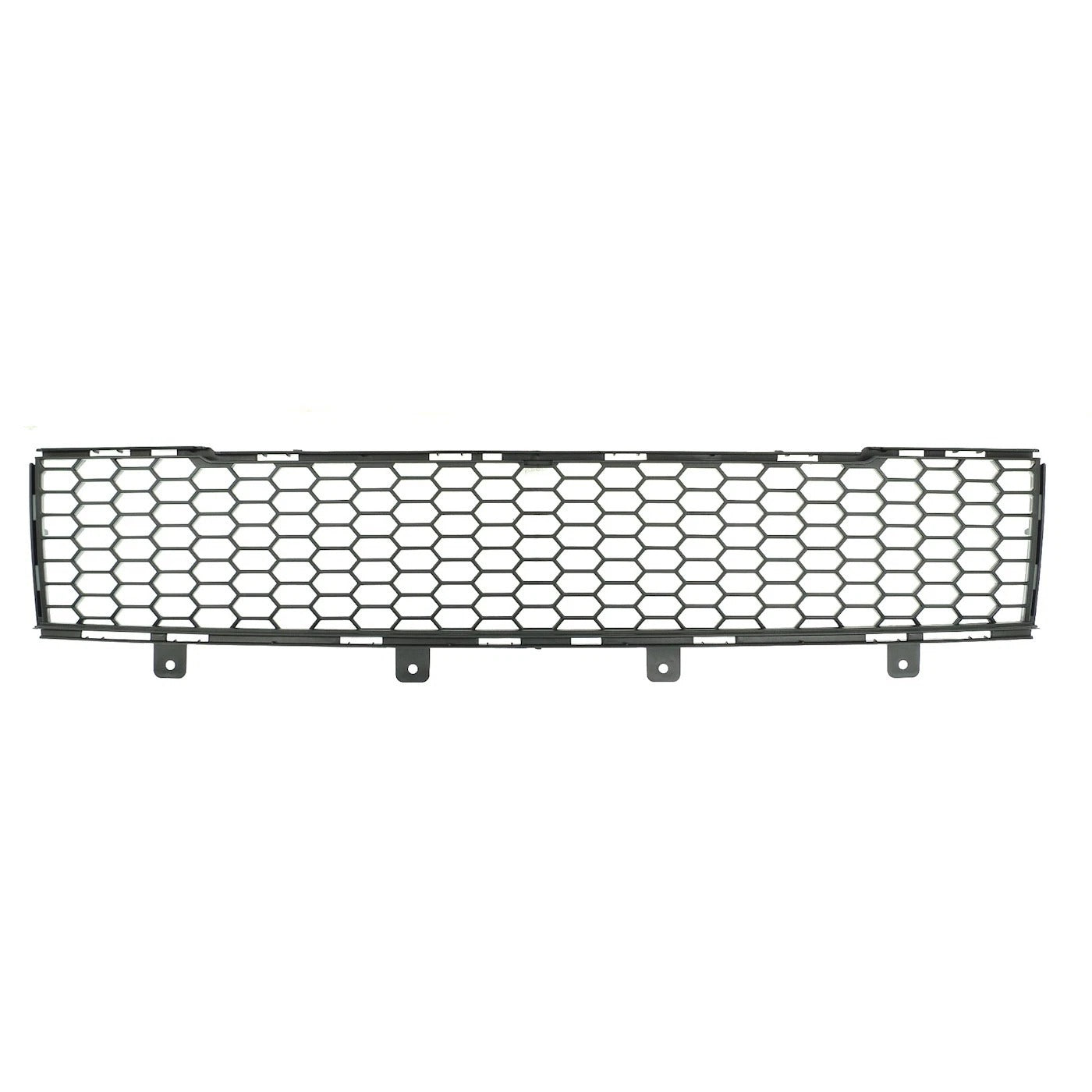 New Bumper Grille For 2012-2015 Fiat 500 Hatchback Center Textured Gray Plastic FI1036100