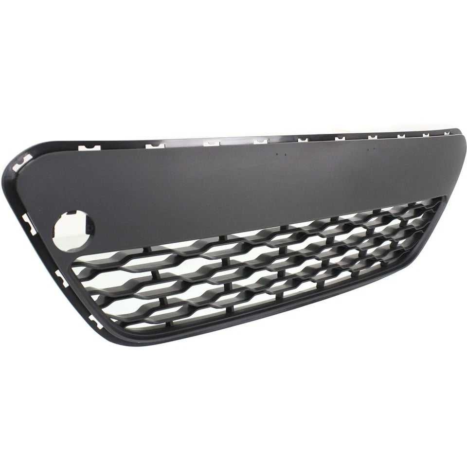 New Bumper Grille For 2012-2015 Kia Rio Hatchback Center Textured Gray Plastic KI1036118