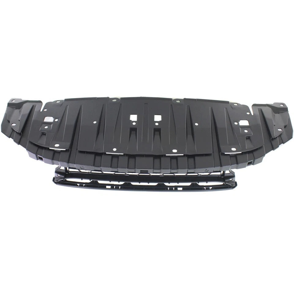 New Bumper Grille For 2013-2015 Honda Civic Sedan Black Plastic Front HO1036116