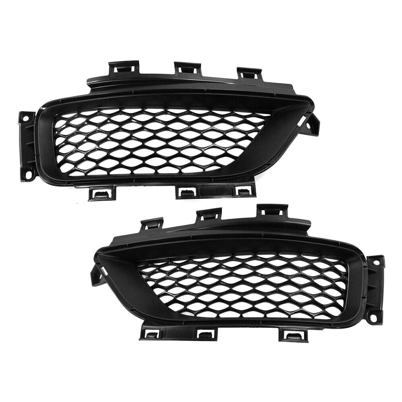 New Bumper Grille For 2015-2022 Chrysler 300 Side Black Front Left & Right Set 2pc