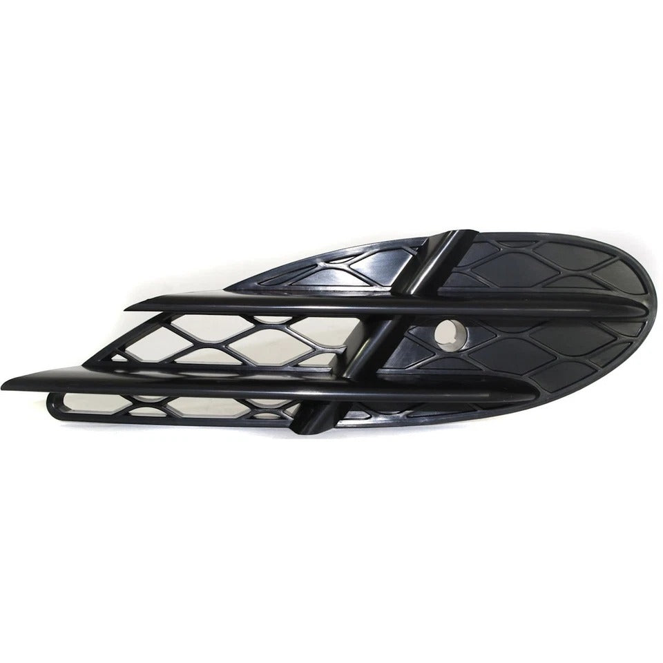 New Bumper Grille Set For 2003-2006 Mercedes Benz S430 Black Front Center Outer