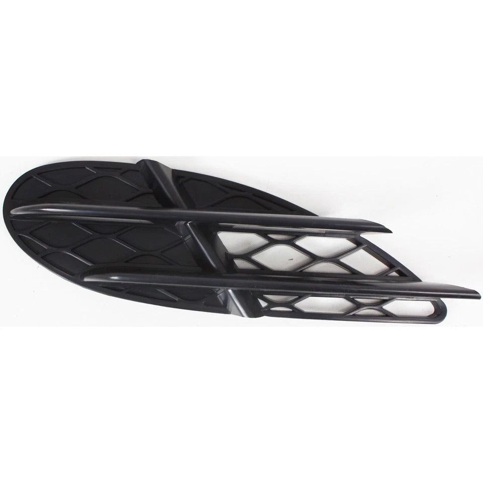 New Bumper Grille Set For 2003-2006 Mercedes Benz S430 Black Front Center Outer