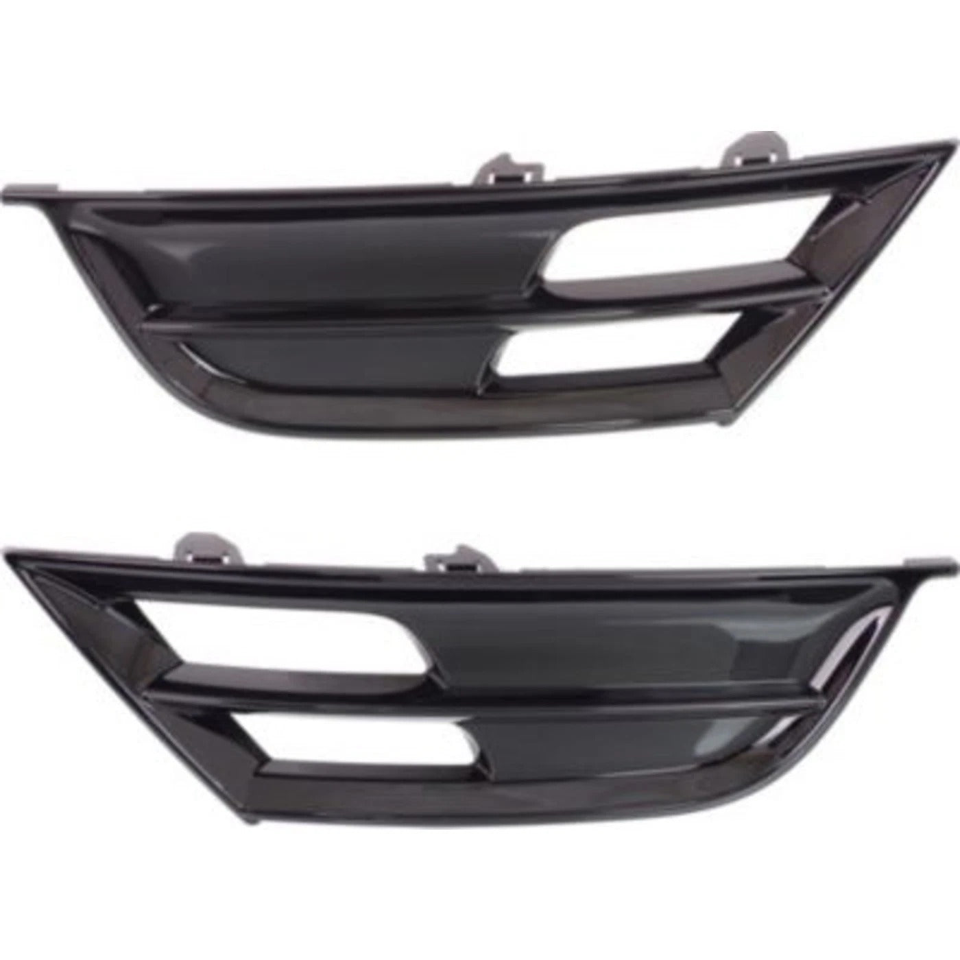 New Bumper Grille Set For 2015-2017 Chrysler 200 Front Left and Right Textured Black