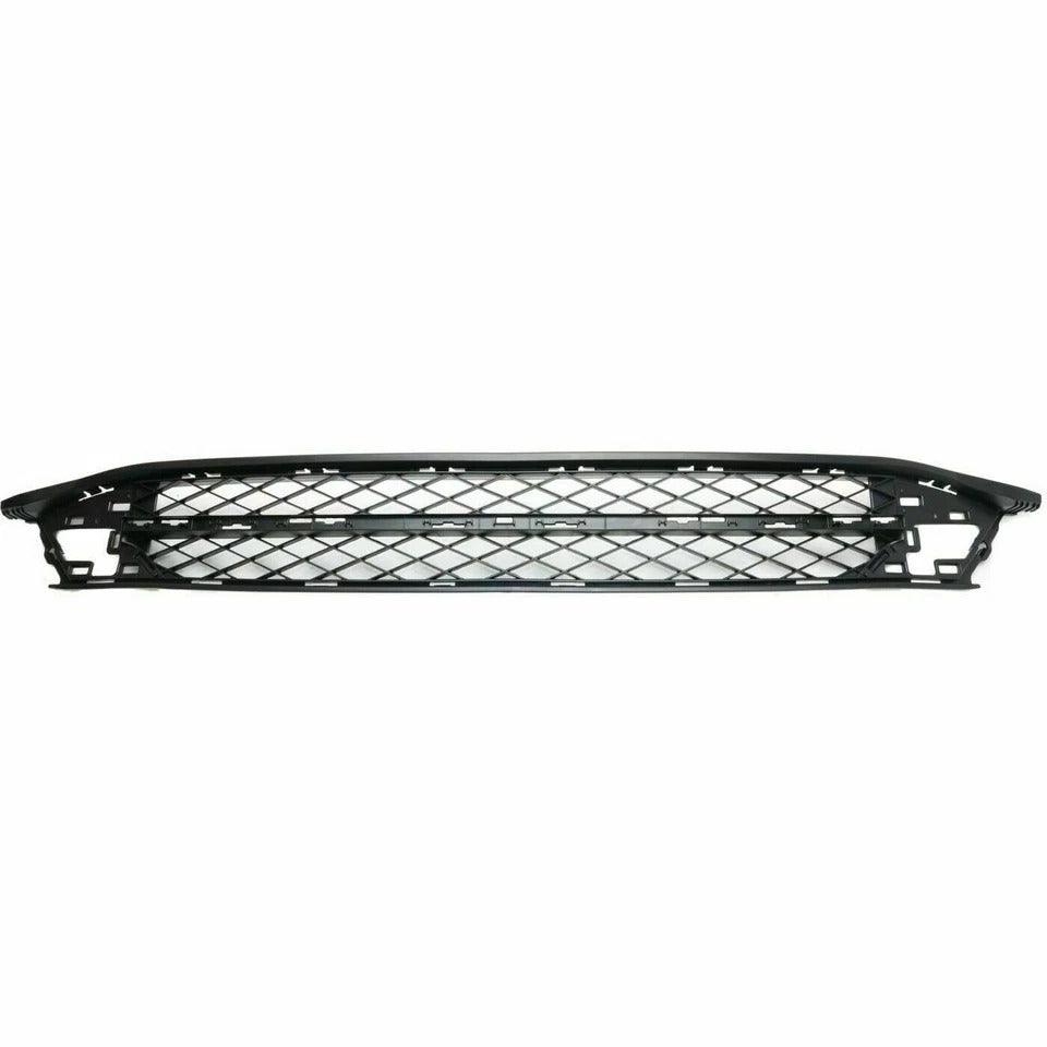 New Bumper Grille & Trim Black & Chrome For 2014-2017 Honda Odyssey Front Lower Set 2Pc