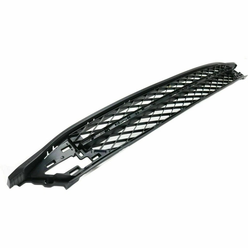 New Bumper Grille & Trim Black & Chrome For 2014-2017 Honda Odyssey Front Lower Set 2Pc