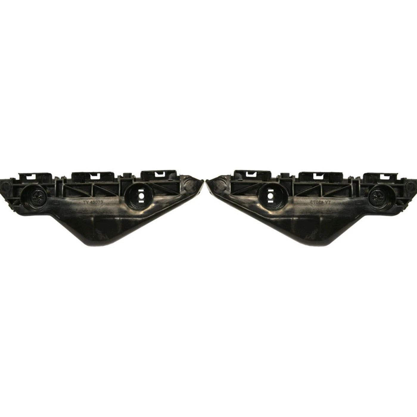 New Bumper Retainer For 2007-2012 Toyota Yaris Front Left Right Side Plastic Sedan Set 2Pc