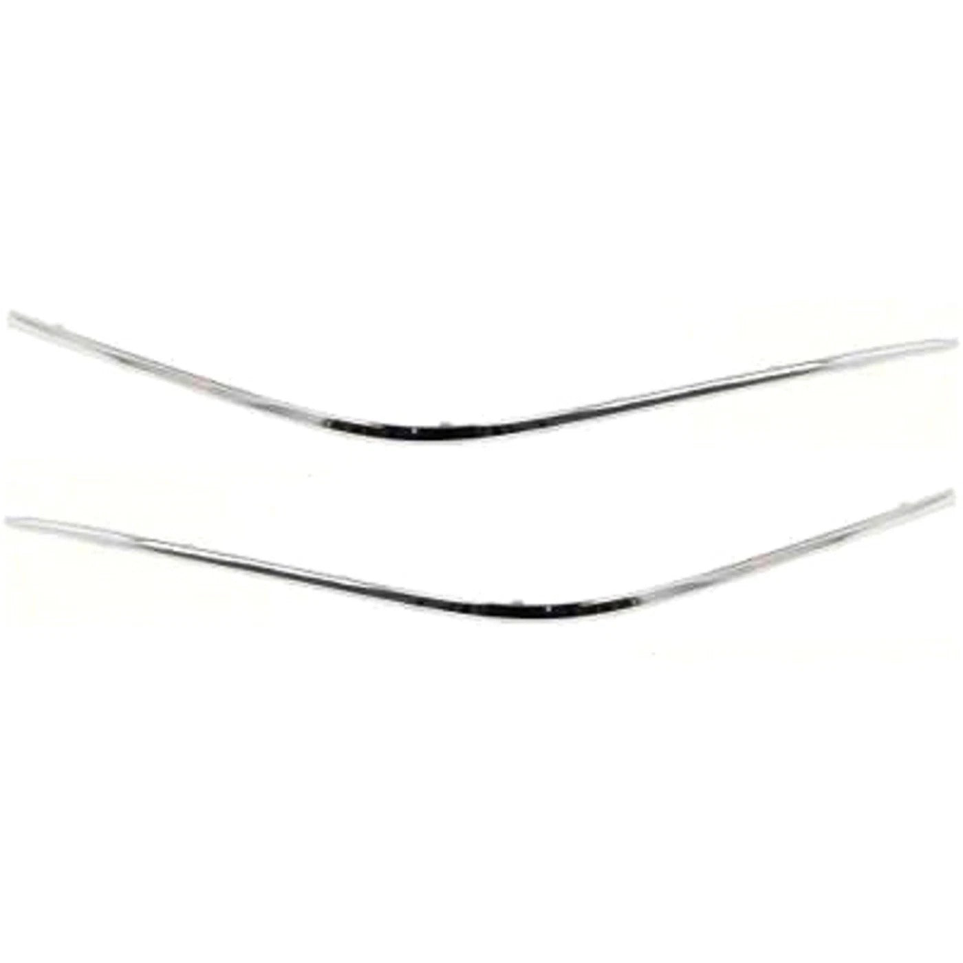 New Bumper Trim For 2000-2002 Mercedes Benz E320 E430 E55 AMG Front RH and LH Set 2Pc