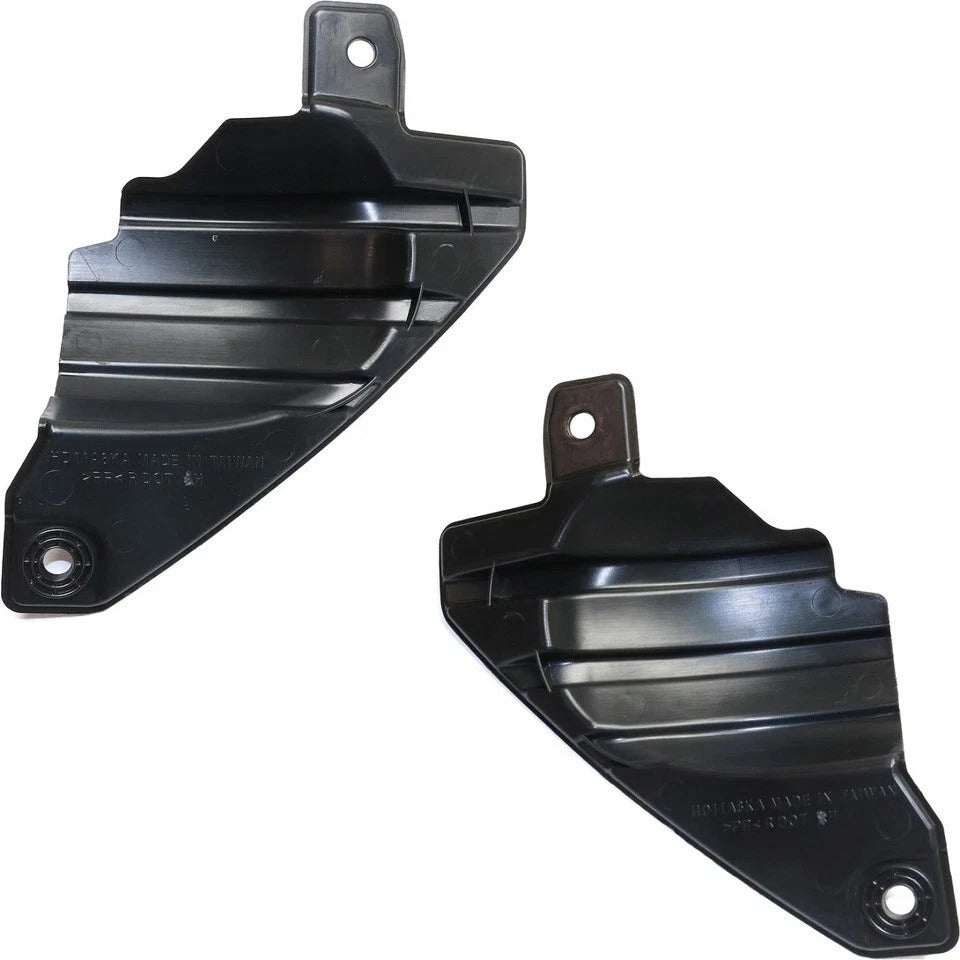 New Bumper Trim For 2016-2021 Honda Civic Black 2-Pc Rear Driver & Passenger Side HO1183100, HO1182100