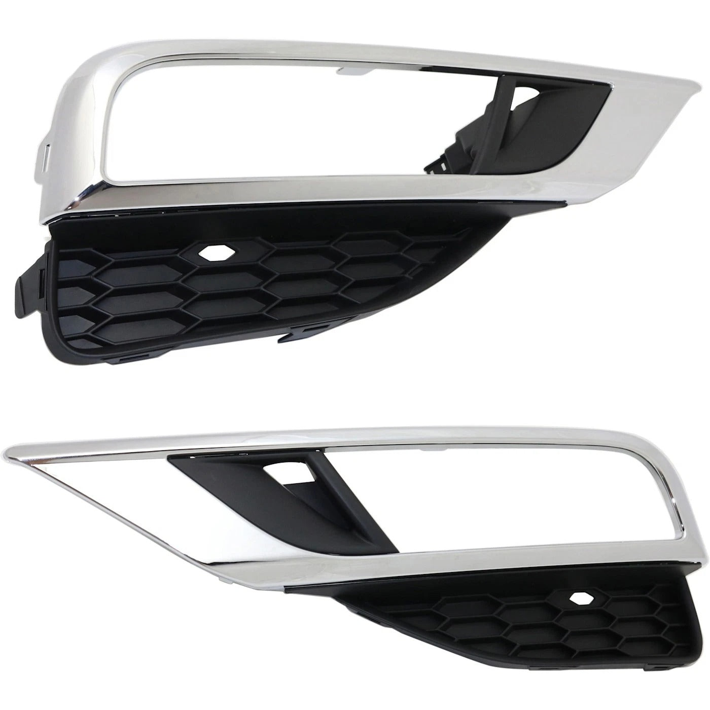 New Driving Light Fog Lamp Bezel Left Right Pair for 2015-2016 Honda CR-V Set 2Pc