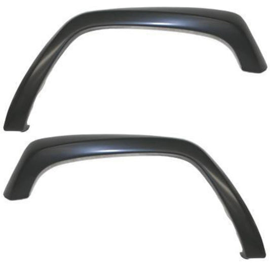 New Fender Flares Set For 1997-2001 Jeep Cherokee Front Primed Thermoplastic 2Pc