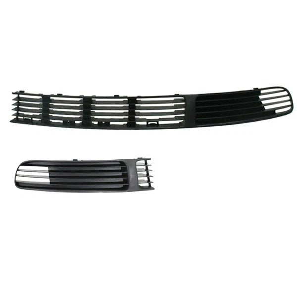 New Fits 1998-2001 Front Left & Right Bumper Lower Grille VOLKSWAGEN PASSAT Set of 2