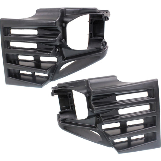 New Fog Light Bracket Set For 2016-2018 Lexus ES350 Left and Right Side Plastic 2Pc