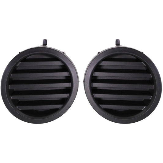 New Fog Light Cover For 2004-2015 Nissan Titan 2005-2007 Armada Black Front Set 2Pc