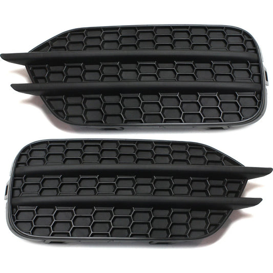 New Fog Light Cover For 2009-2017 Volkswagen Tiguan Front Textured Black Set 2Pc