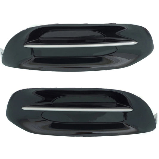 New Fog Light Cover For 2013-2014 Dodge Dart Front Driver and Passenger Side Set 2Pc