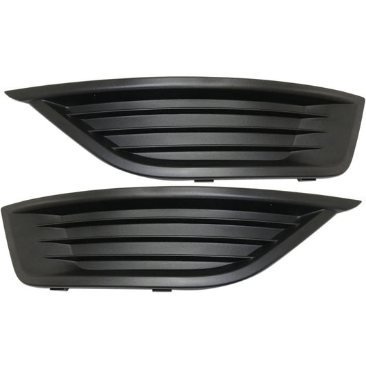New Fog Light Cover Set For 2013-2019 Ford Taurus Front Driver LH Passenger RH Side 2Pc