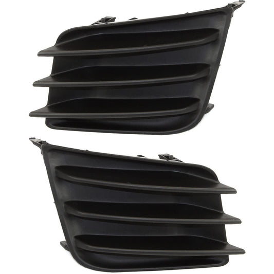 New Fog Light Covers Driver & Passenger Side SC1039101, SC1038101 Pair Set of 2