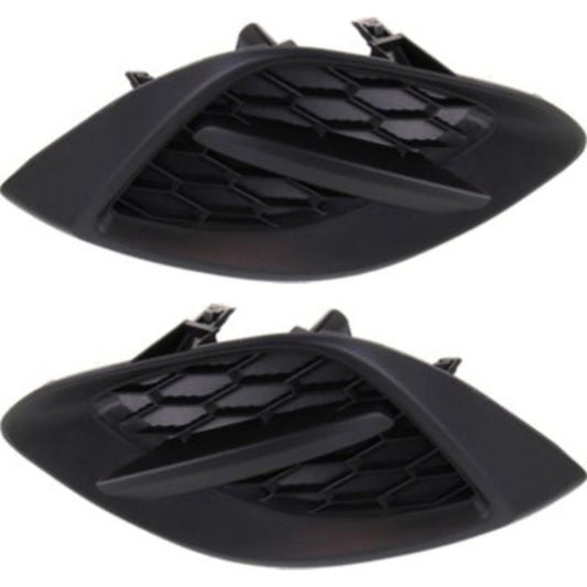 New Fog Light Covers Front Driver & Passenger Side Left Right for Pair Set of 2