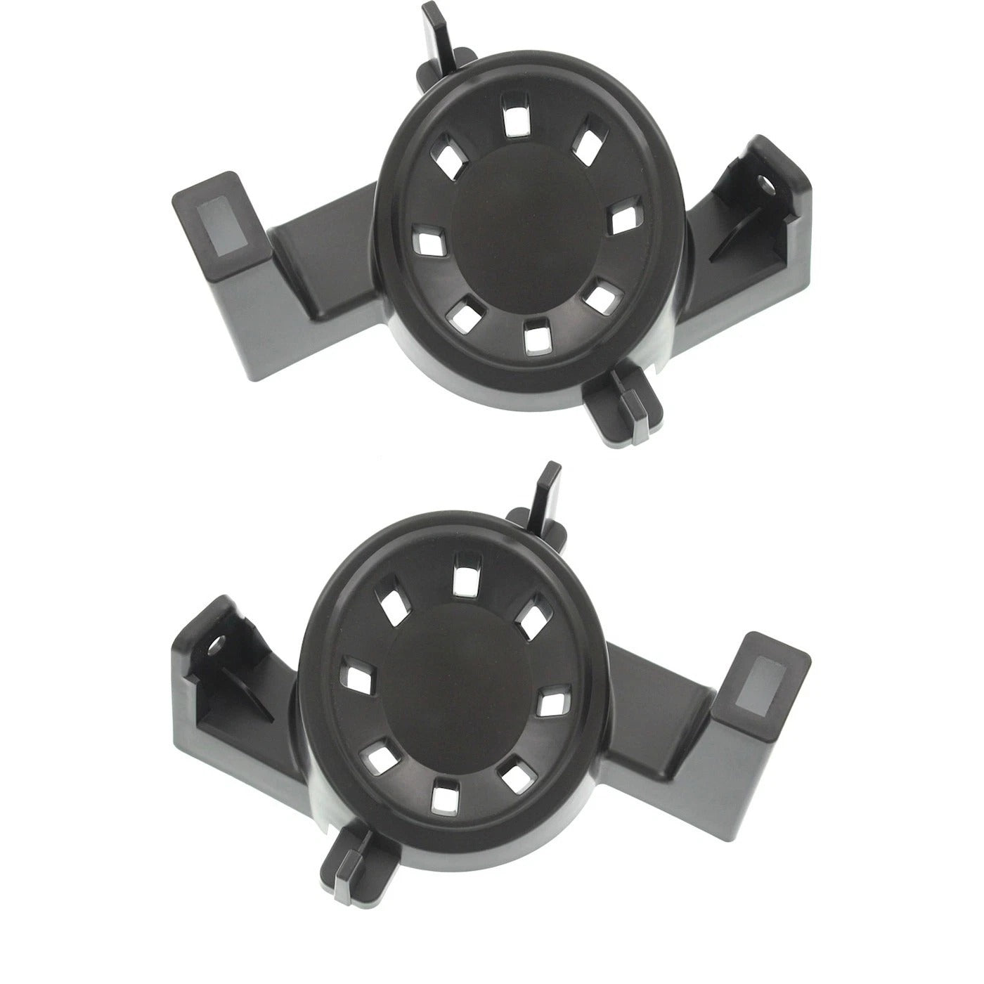 New Fog Light Trim For 2010-2012 Nissan Altima Left & Right Black Plastic Set 2Pc