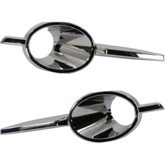 New Fog Light Trim For 2010-2013 Buick LaCrosse Left And Right Chrome Set 2Pc