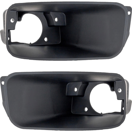 New Fog Light Trim For 2011-2014 Chevrolet Silverado 2500 HD Silverado 3500 HD Set 2Pc