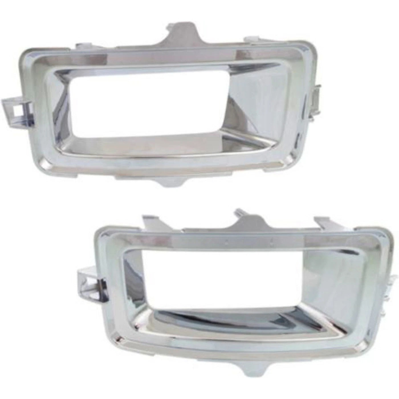 New Fog Light Trim For 2014-2015 Chevy Silverado 1500 Left and Right Chrome Set 2Pc