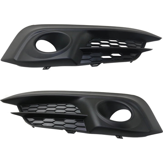 New Fog Light Trim For 2016-2018 Honda Civic Driver and Passenger Side Set of 2