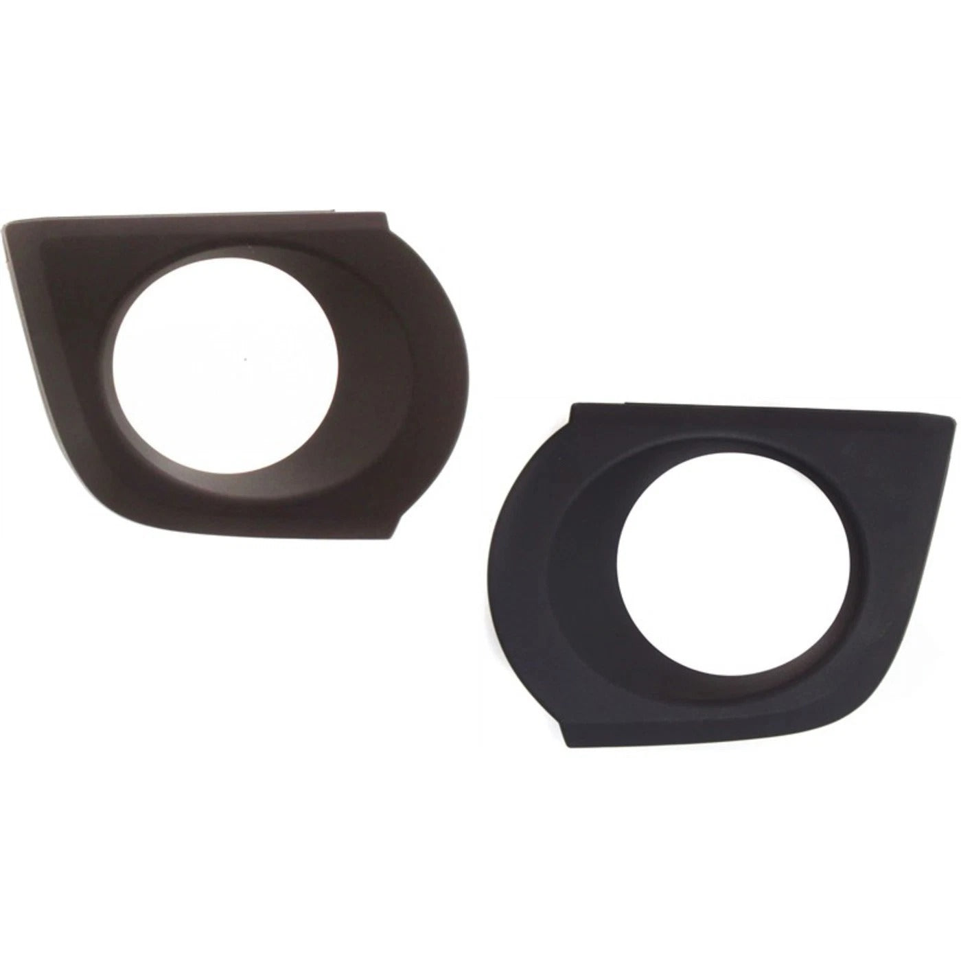 New Fog Light Trim Set For 2010-2013 Toyota 4Runner Left & Right Black Plastic 2Pc