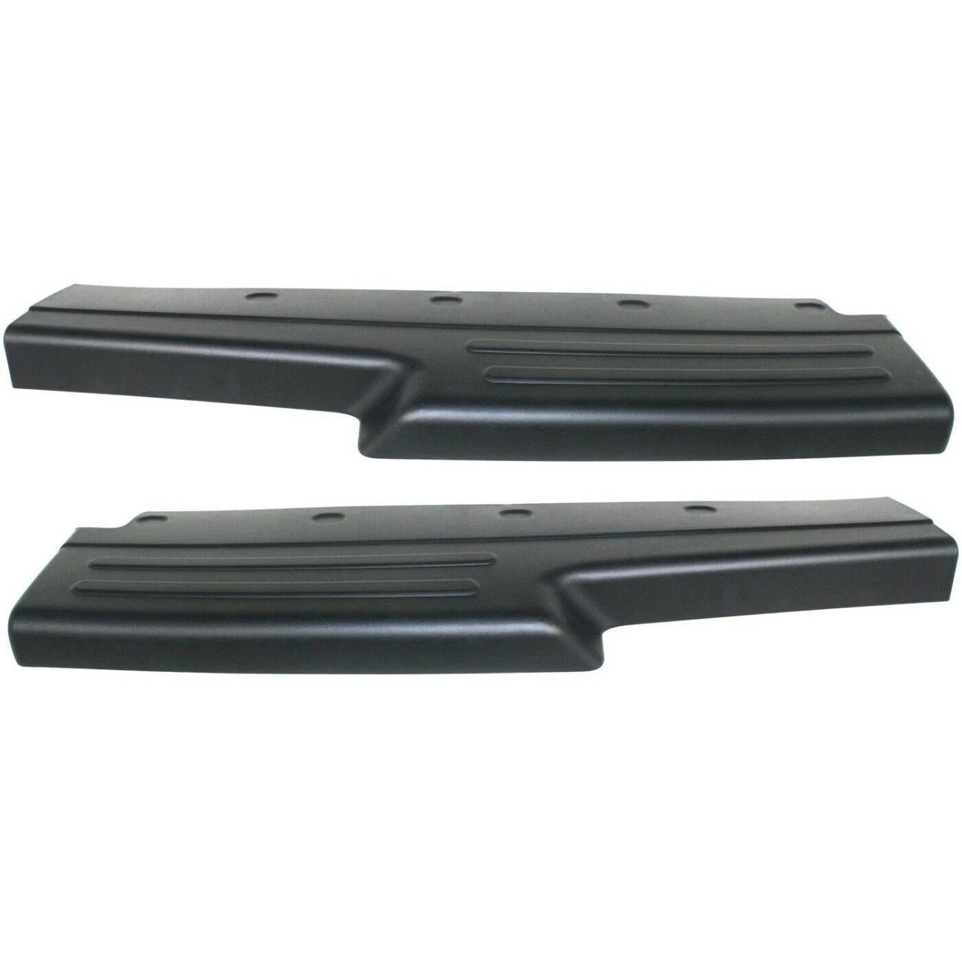 New For 2002-2007 Bumper Jeep Liberty Rear Step Pad Black Plastic Set of 2-Pcs