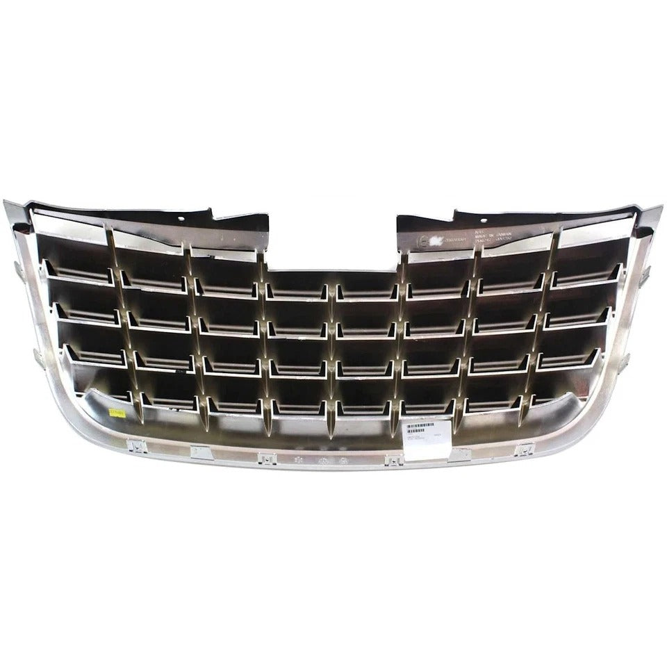 New For 2008-2010 Chrome & Black Grille Chrysler Town & Country Plastic