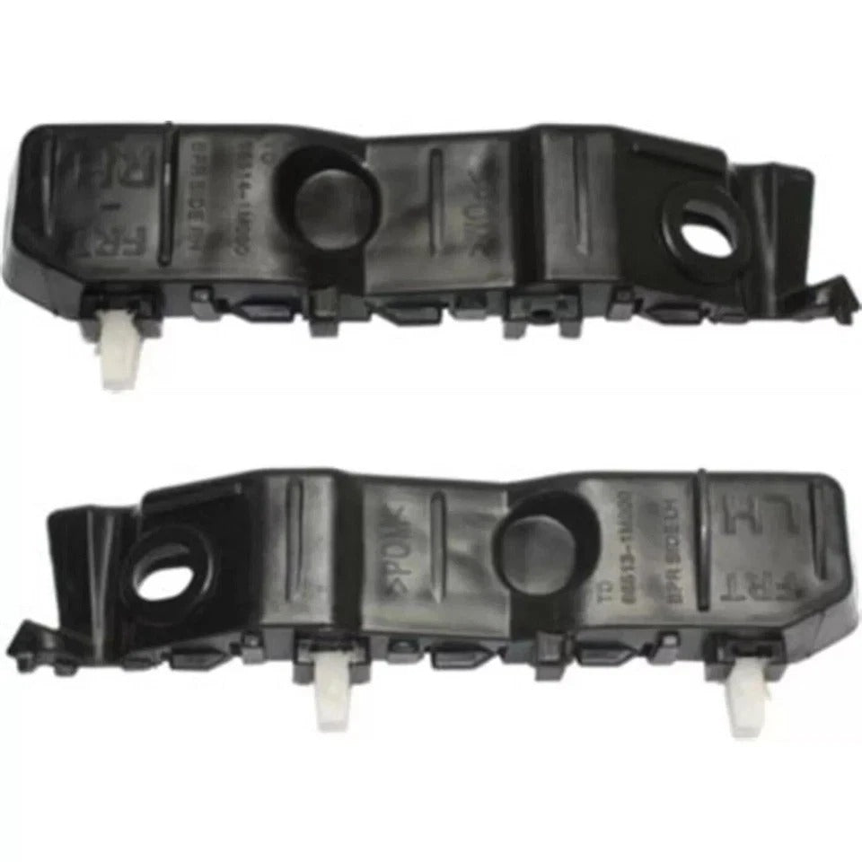 New For Kia Forte 2010-2013 Front Driver and Passenger Side Bumper Bracket Set 2Pc