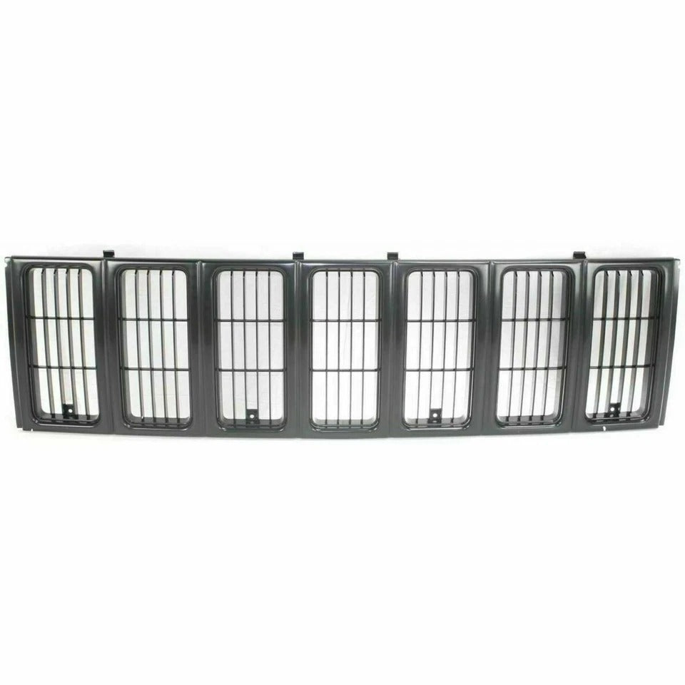 New Front Bumper Grille Assembly Black For 1997-2001 Jeep Cherokee CH1200208