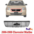 New Front Bumper Grille Black Shell Insert FOR 2006 2007 2008 CHEVROLET MALIBU GM1200558