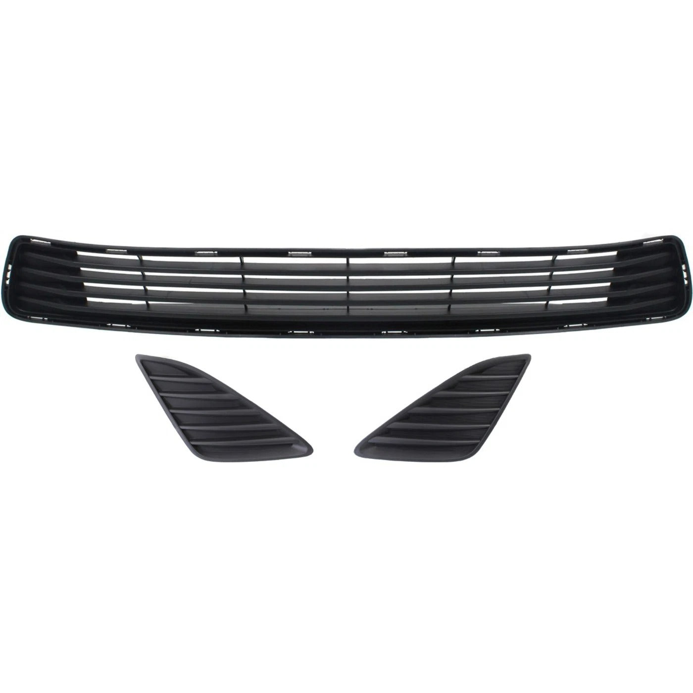 New Front Bumper Grille Kit For 2012-2014 Toyota Camry TO1036128 TO1039147 TO1038147 Set 3Pc