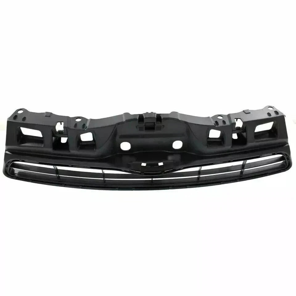 New Front Bumper Upper & Lower Grille Black 2pc Fits 2012-2014 Toyota Prius C TO1036135 TO1200353